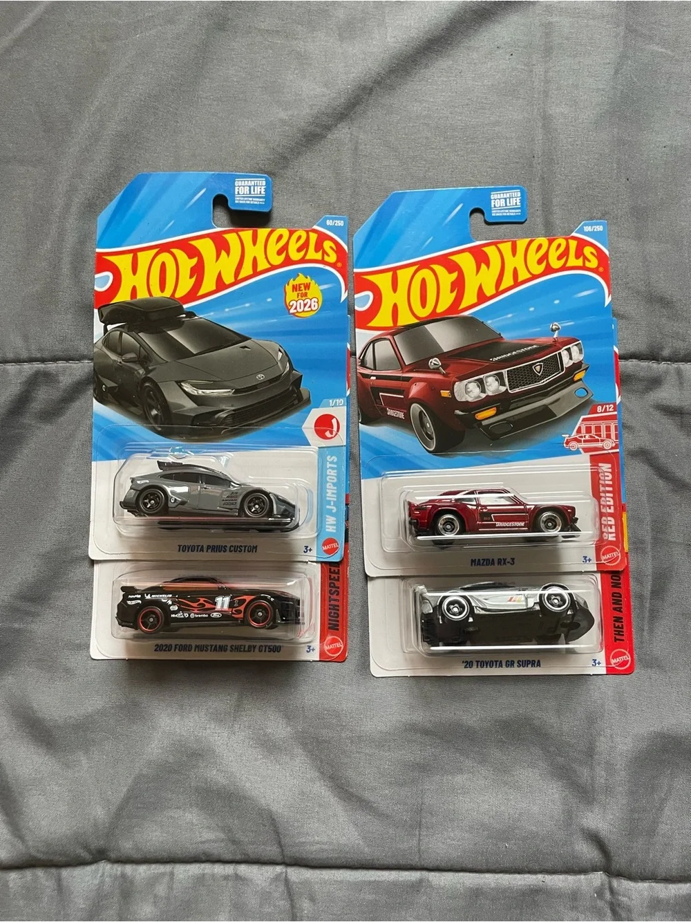 4 hotwheels